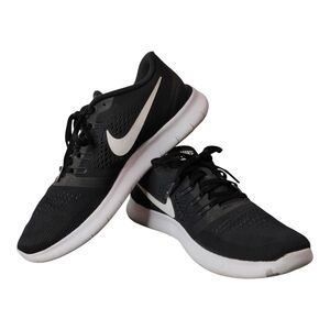 Nike free rn women’s shoes size 8.5 black athletic light weight 831508-001